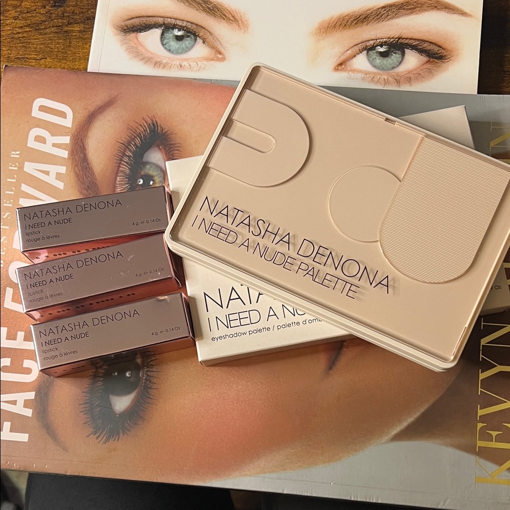 Natasha Denona Nude Eyeshadow and LipSticks Collection